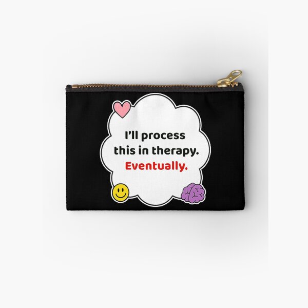 Item preview, Coping Humor – Process in Therapy Eventually – Gift for Therapy Friends – Cute Soft Sticker designed and sold by JacobKAurumhead.