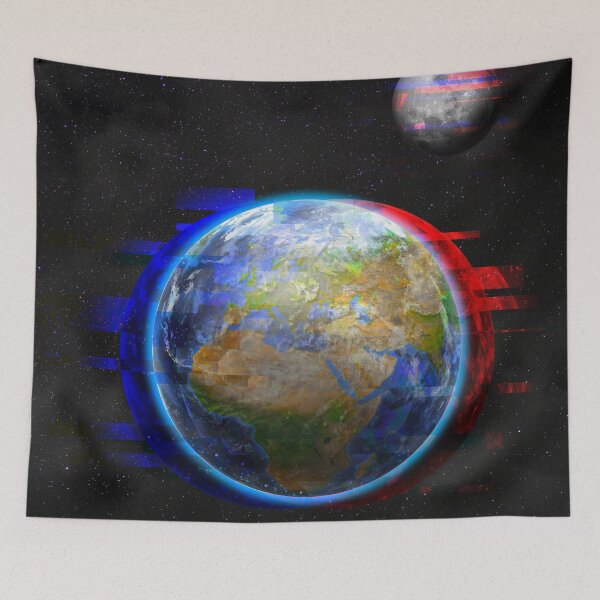 Item preview, Glitching Earth: Cosmic Digital Decay designed and sold by Kiyo-Arts.