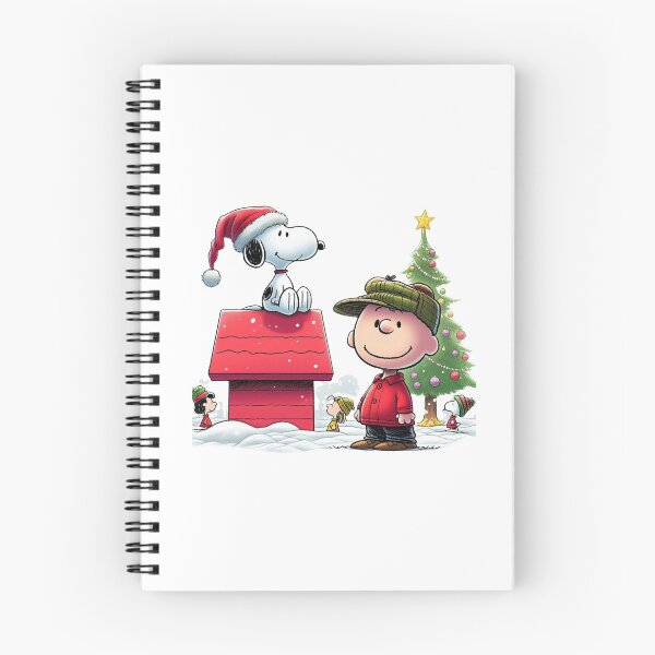 Item preview, Snoopy and Charlie Brown Merry Christmas Holiday Scene designed and sold by lojadpop.
