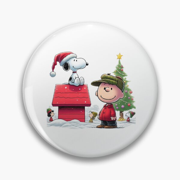 Item preview, Snoopy and Charlie Brown Merry Christmas Holiday Scene designed and sold by lojadpop.
