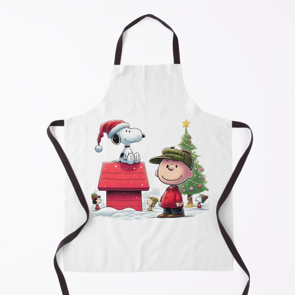 Item preview, Snoopy and Charlie Brown Merry Christmas Holiday Scene designed and sold by lojadpop.