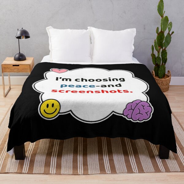 Item preview, Coping Humor – Choosing Peace and Screenshots – Gift for Petty Friends – Cute Soft Sticker designed and sold by JacobKAurumhead.