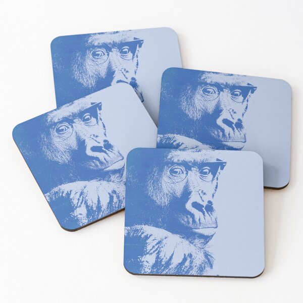 Item preview, Intense Primate: Educated Gorilla Portrait designed and sold by Kiyo-Arts.