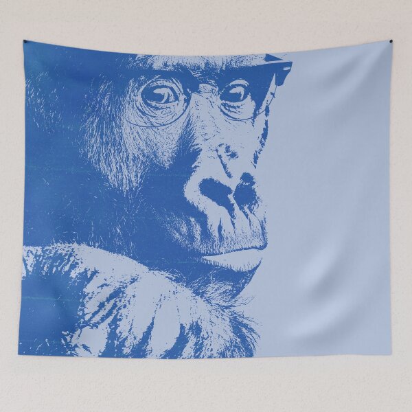 Item preview, Intense Primate: Educated Gorilla Portrait designed and sold by Kiyo-Arts.