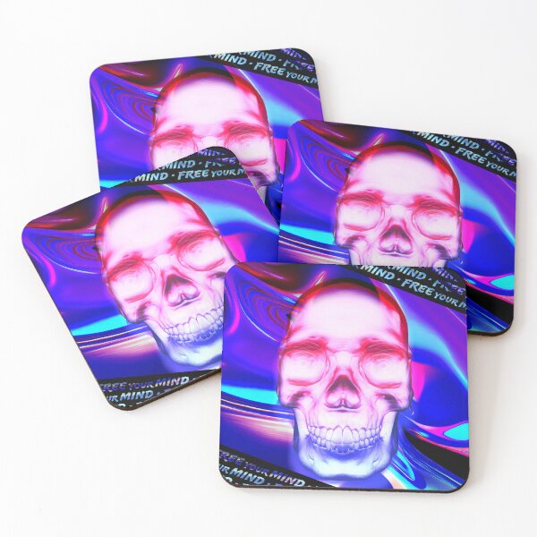 Item preview, Free Your Mind: Ethereal Skull Glitch designed and sold by Kiyo-Arts.