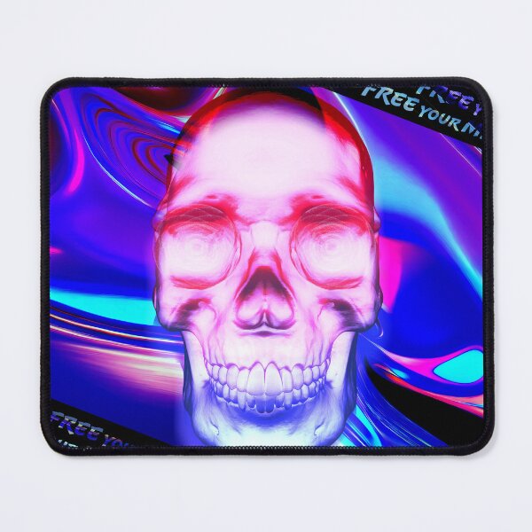 Item preview, Free Your Mind: Ethereal Skull Glitch designed and sold by Kiyo-Arts.