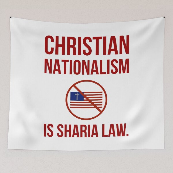 Item preview, Christian nationalism is sharia law.  designed and sold by Rachel the Artist .