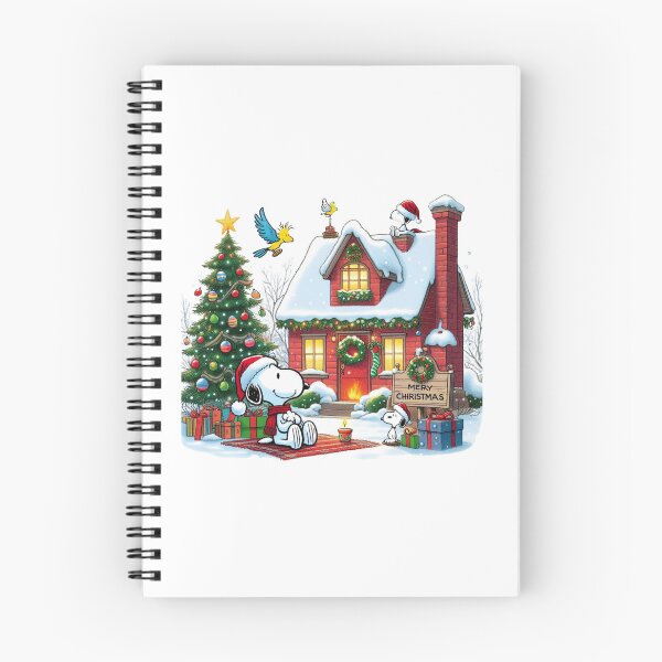 Item preview, Snoopy and Woodstock Cozy Christmas Cottage Scene | Peanuts Holiday Design designed and sold by lojadpop.
