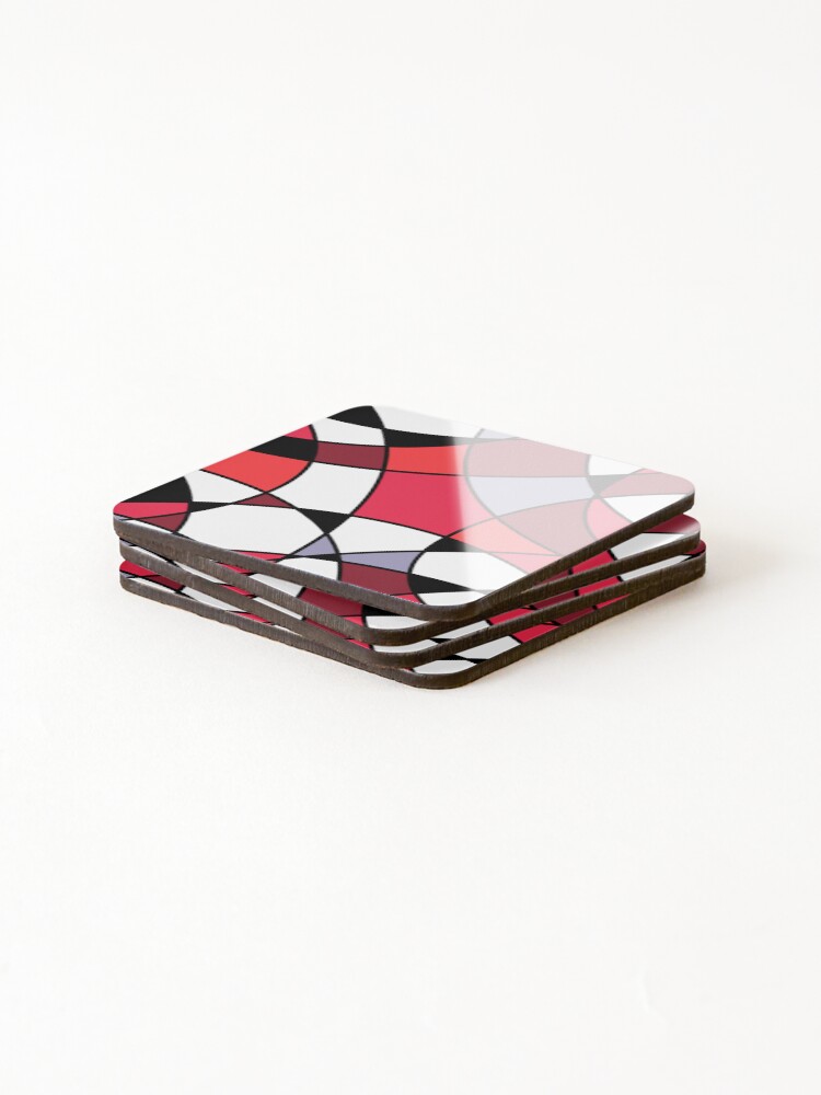 Thumbnail 4 of 5, Coasters (Set of 4), Abstract Ribbons designed and sold by SigmaEngima.
