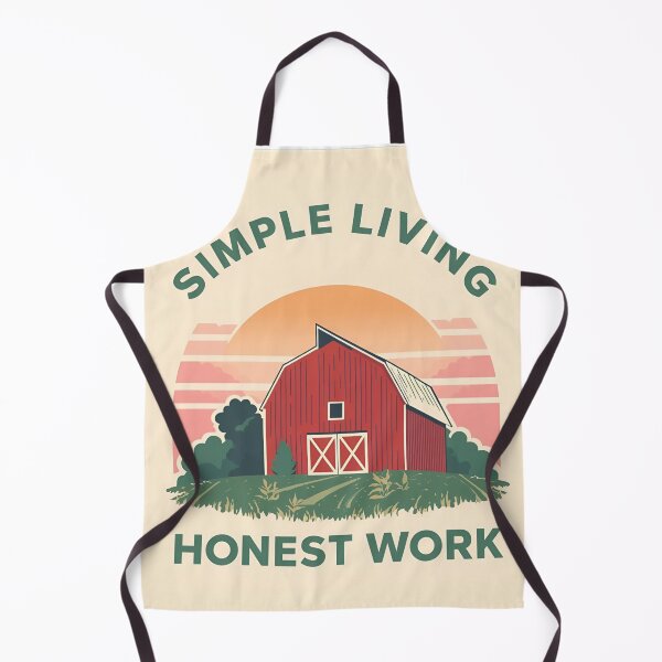 Item preview, Simple Living, Honest Work designed and sold by RisingWolfStudio.