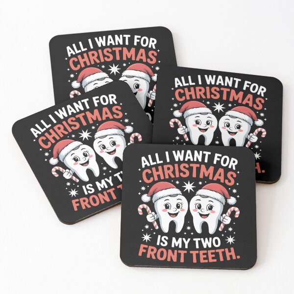 Item preview, All I Want for Christmas Is My Two Front Teeth designed and sold by SoftStyleStudio ⭐⭐⭐.