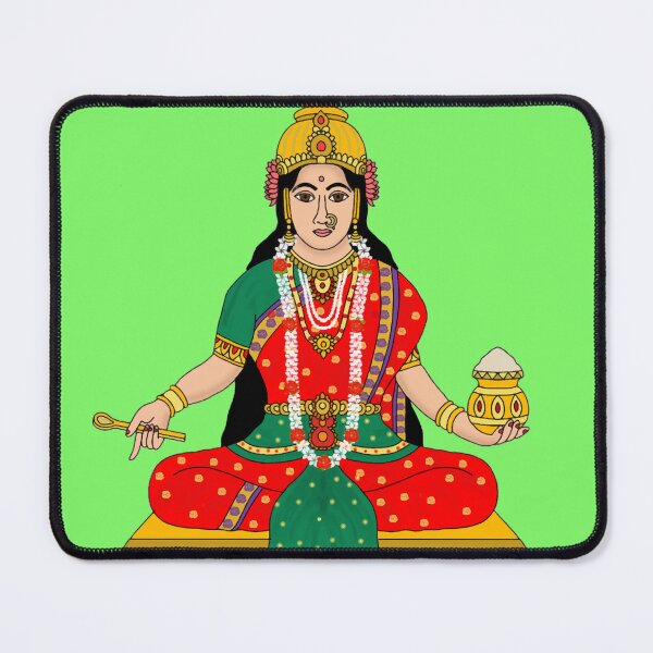 Item preview, Goddess Annapurna – Divine Provider of Food and Nourishment ✅ Description designed and sold by Harshit_Digital_Arts.