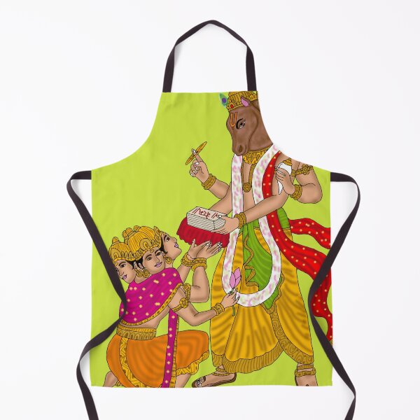 Item preview, Hayagriva and Brahma – Divine Hindu Gods Artwork designed and sold by Harshit_Digital_Arts.