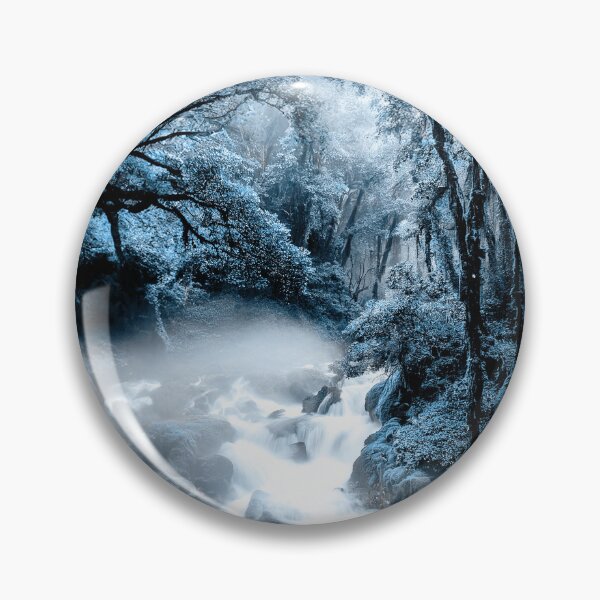 Item preview, The Hidden Falls of Sapphire Forest designed and sold by Kiyo-Arts.