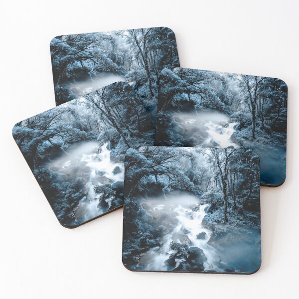 Item preview, The Hidden Falls of Sapphire Forest designed and sold by Kiyo-Arts.