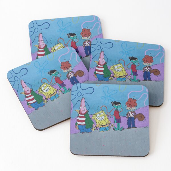 Item preview, SpongeBob SquarePants x Ed Edd n Eddy Crossover Painting designed and sold by thejaylineaves.