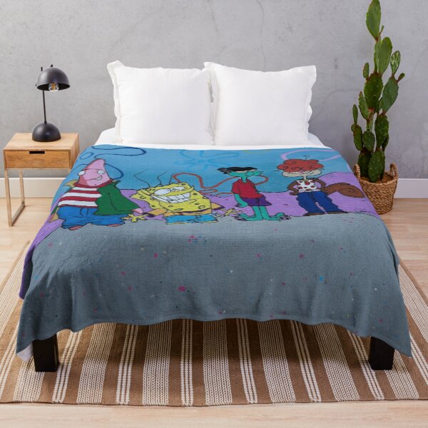Item preview, SpongeBob SquarePants x Ed Edd n Eddy Crossover Painting designed and sold by thejaylineaves.