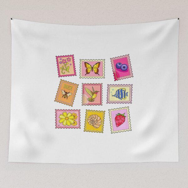 Item preview,  Colorful Stamp Collection designed and sold by Anas Arts.