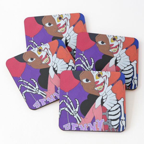 Item preview,  Penny Proud Pennywise Mashup – Creepy Cute Cartoon Horror Art | IT Clown Crossover Fan Design designed and sold by thejaylineaves.