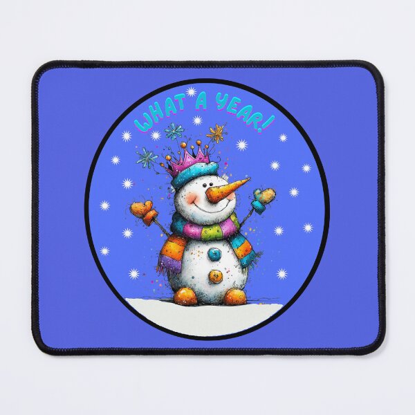 Item preview, WHAT A YEAR! SNOWMAN designed and sold by Brickroad Dsigns.
