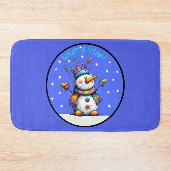 Item preview, WHAT A YEAR! SNOWMAN designed and sold by Brickroad Dsigns.