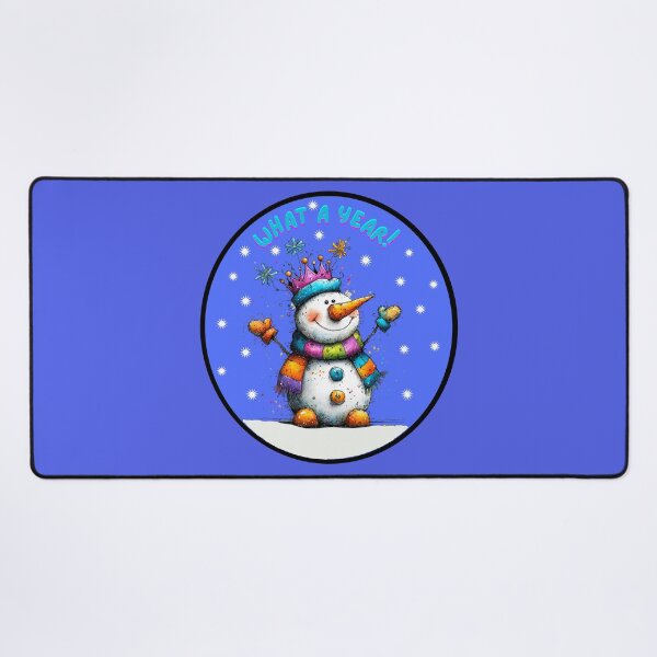 Item preview, WHAT A YEAR! SNOWMAN designed and sold by Brickroad Dsigns.