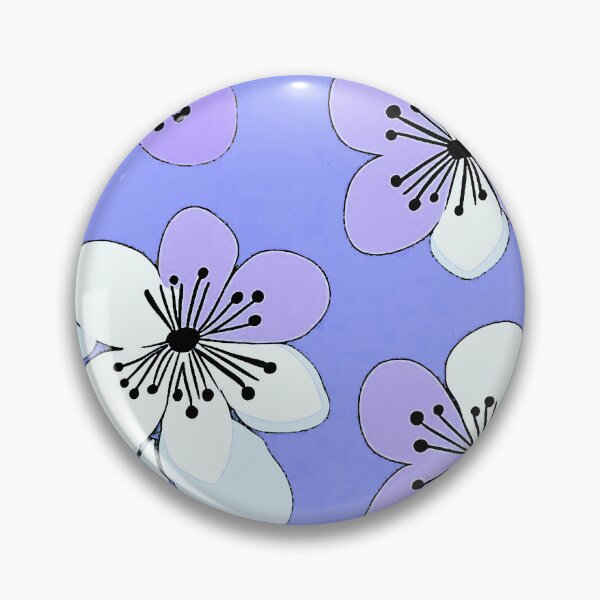 Item preview, Retro Violet Flower designed and sold by ViaARTfactory.
