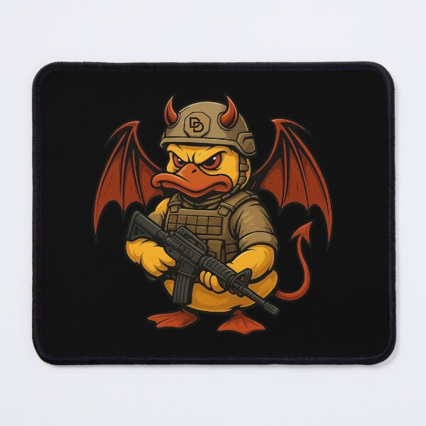 Item preview, Devil Duck- USMC Marine Legend designed and sold by getpressedshirt.