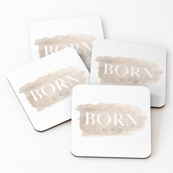 Item preview, Born Ready, Bold Motivational Quote Sticker designed and sold by Moodune.
