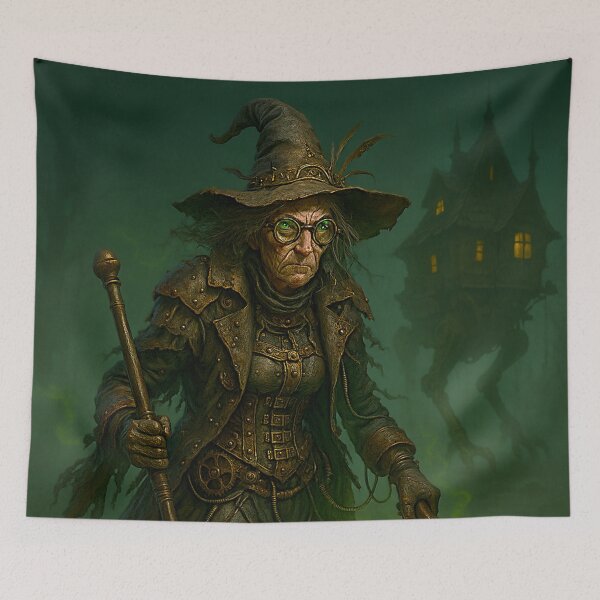 Item preview, Steampunk Baba Yaga (Slavic) designed and sold by WhiteWolfe0127.