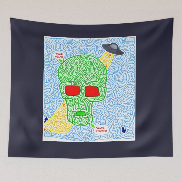 Item preview, Take me to your leader. ??✍️ | Alien Maze 2020 designed and sold by AiXeLsyD13.