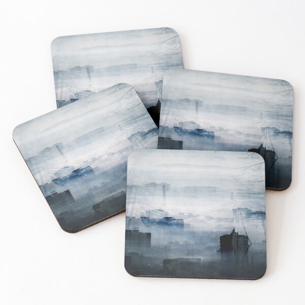 Item preview, Surreal Fog City and Lonely Ship Conceptual Art designed and sold by Design House..