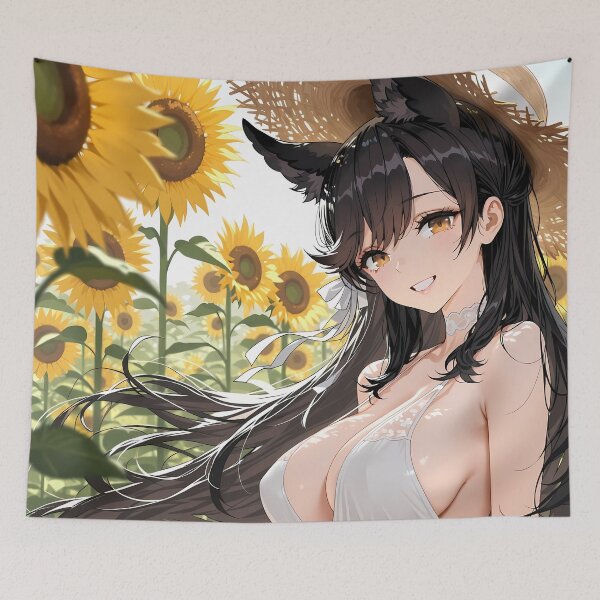 Item preview, Atago Radiant Elegance Sunflower Field Azur Lane Anime Girl designed and sold by Raslbazola.