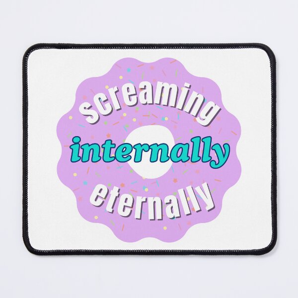 Item preview, Screaming internally eternally designed and sold by Stickertariat.