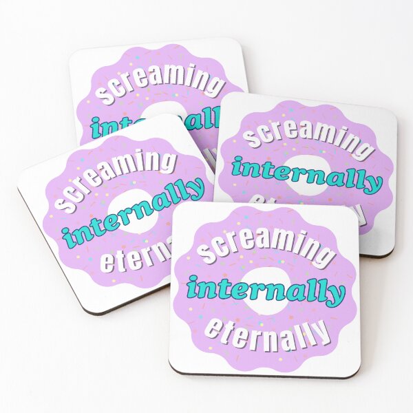 Item preview, Screaming internally eternally designed and sold by Stickertariat.