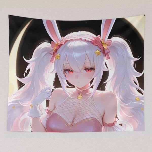 Item preview, Anime Moonlit Starlight Laffey Azur Lane Magical Bunny Night designed and sold by Raslbazola.