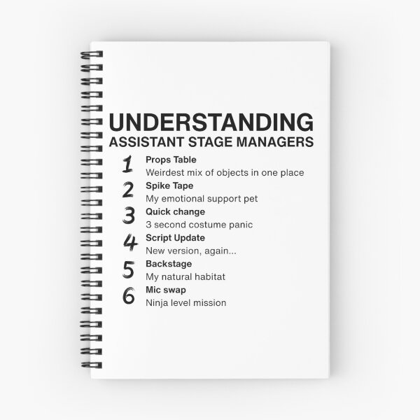 Item preview, Assistant Stage Managers – Understanding Assistant Stage Managers Funny Theatre Jargon designed and sold by Shop The Show.