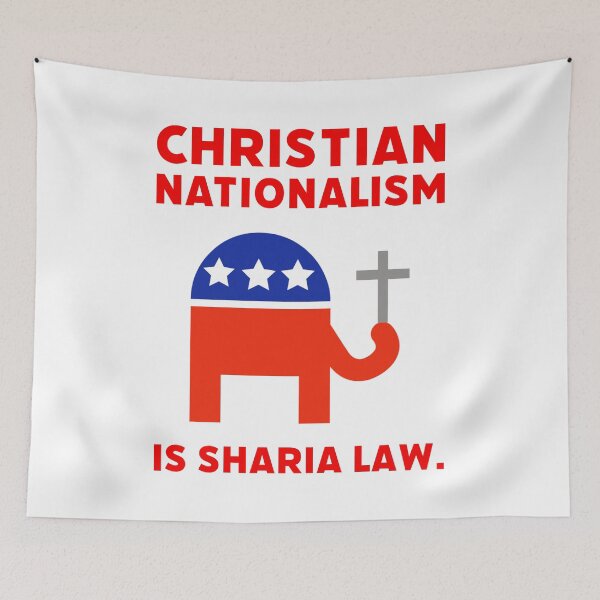 Item preview, Christian nationalism is sharia law.  designed and sold by Rachel the Artist .