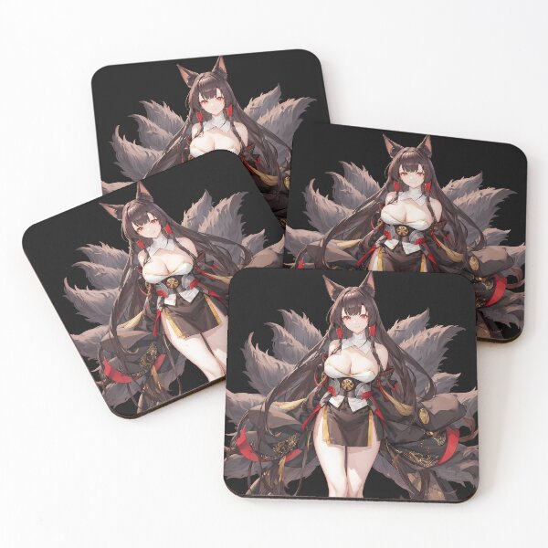 Item preview, Akagi Imperial Kimono Nine Tails Majesty Azur Lane Anime Girl designed and sold by Raslbazola.
