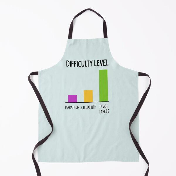 Item preview, Funny Excel Pivot Table Joke – “Diffculty Level” Office Humor for Data Nerds and Analysts designed and sold by shminoa.