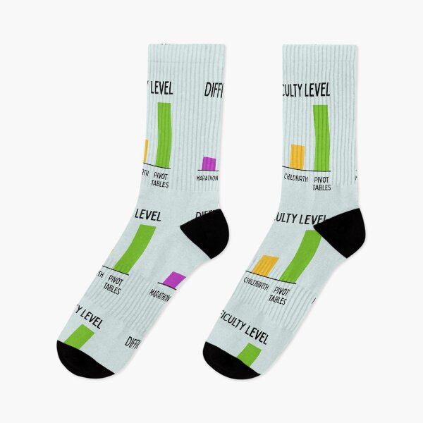 Item preview, Funny Excel Pivot Table Joke – “Diffculty Level” Office Humor for Data Nerds and Analysts designed and sold by shminoa.