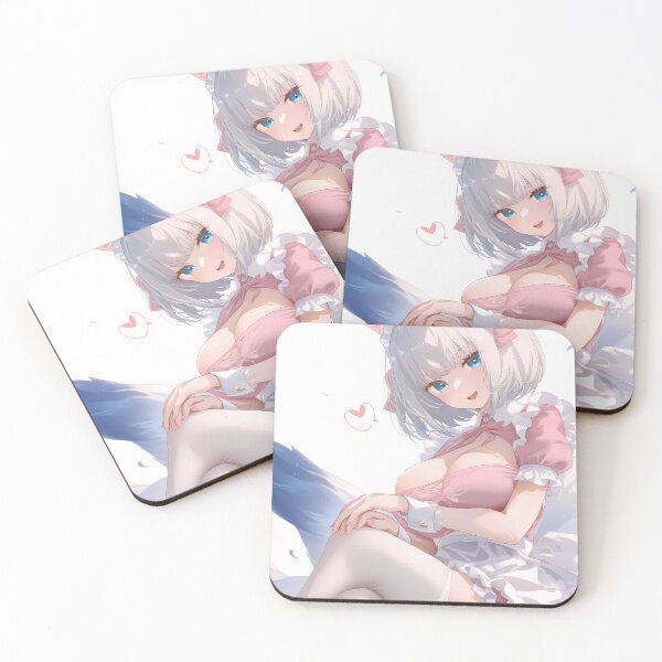 Artikelvorschau, Azur Lane Anime: Anmutige Kaga sitzt elegant in heller, sanfter Pastellharmonie entworfen und verkauft von Raslbazola.