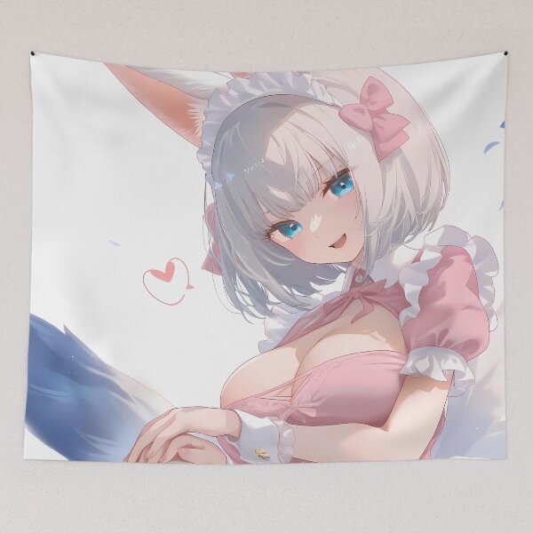 Artikelvorschau, Azur Lane Anime: Anmutige Kaga sitzt elegant in heller, sanfter Pastellharmonie entworfen und verkauft von Raslbazola.