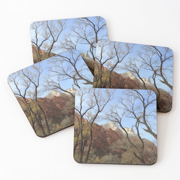 Item preview, Zion Mountains and Pine Trees Landscape designed and sold by postcardpath.