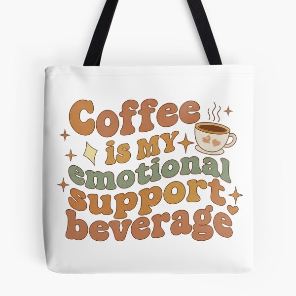 Item preview, Coffee Is My Emotional Support Beverage – Funny Coffee Lover Quote for Work, Office, and Espresso Addicts designed and sold by VibranPalette.