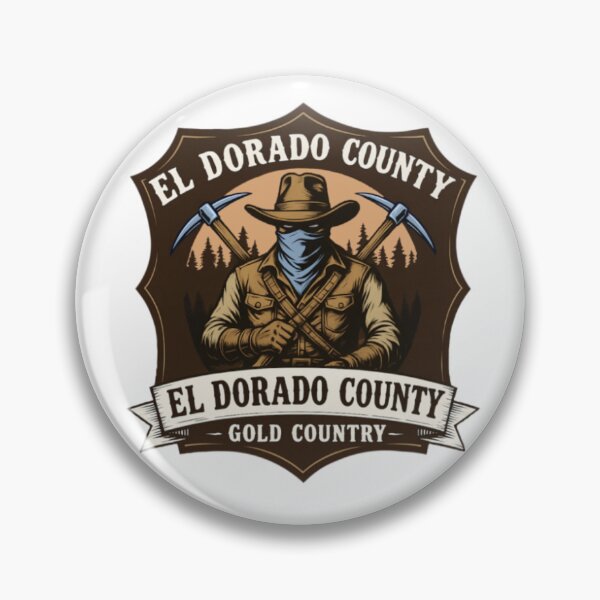 Item preview, El Dorado county Outlaw Bandit Design designed and sold by The Sierra Mountain Corner.