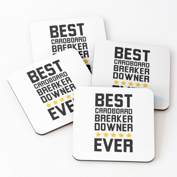 Item preview, Best Cardboard Breaker Downer Ever Recycling Humor designed and sold by snowry.