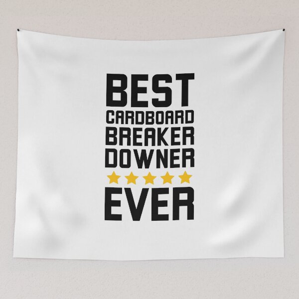 Item preview, Best Cardboard Breaker Downer Ever Recycling Humor designed and sold by snowry.