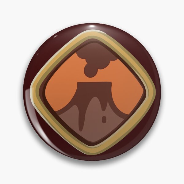 Item preview, Volcanology Badge Peak designed and sold by Eagle-EyedTiger.