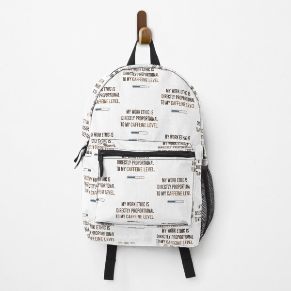 Item preview, My Work Ethic Is Directly Proportional to My Caffeine Level – Funny Office Humor Quote for Coffee Lovers & Caffeine Addicts designed and sold by VibranPalette.